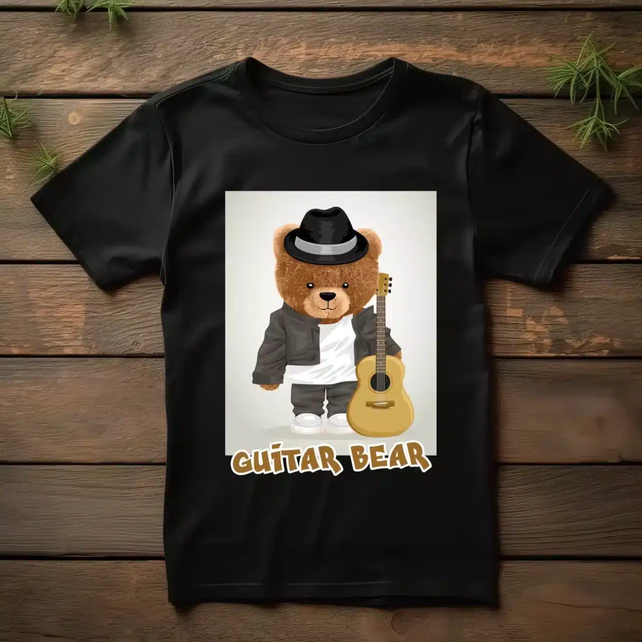 חולצה מגניבה ומלאת סטייל - guitar bear